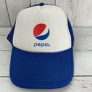 New Vintage Pepsi Cola Otto Mesh Adjustable SnapBack Logo Trucker Cap Hat OS